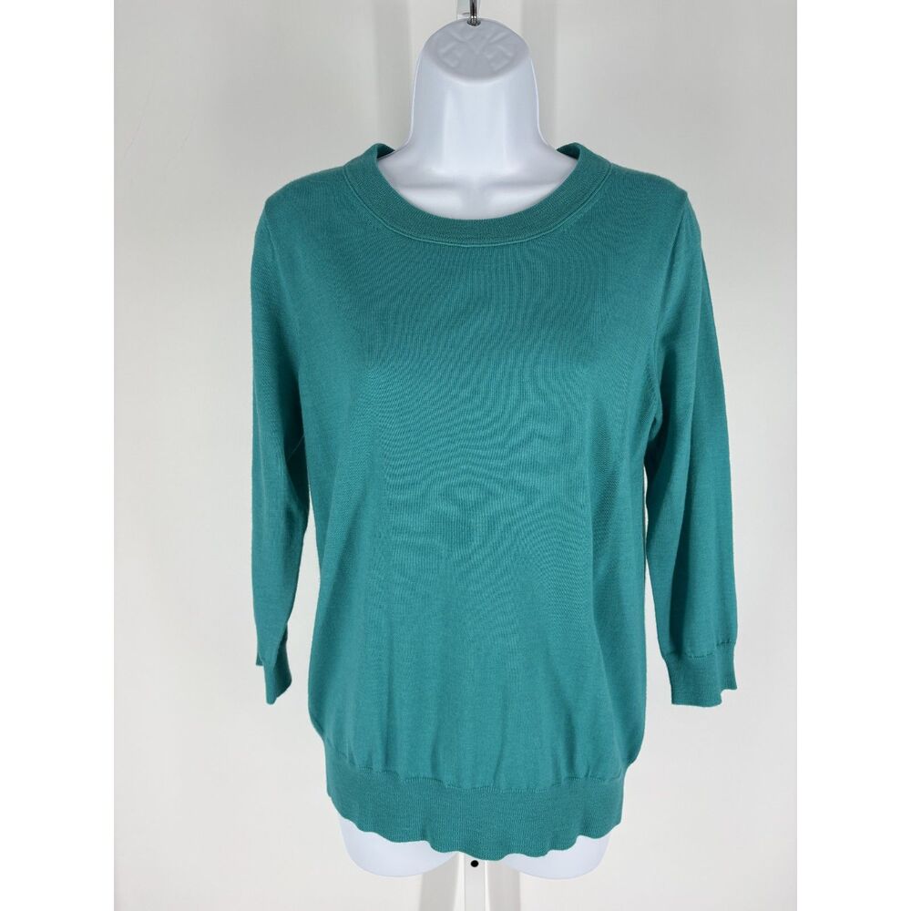 J.Crew Tippi Crewneck Teal Sweater